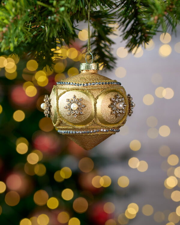 Celestine regal julkula guld 8cm